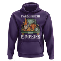 Thanksgiving Hoodie Farm Fresh Pumpkins Apples Hayrides Cider Autumn Season
