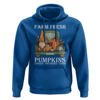 Thanksgiving Hoodie Farm Fresh Pumpkins Apples Hayrides Cider Autumn Season