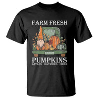 Thanksgiving T Shirt Farm Fresh Pumpkins Apples Hayrides Cider Autumn Season - Wonder Print Shop