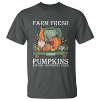Thanksgiving T Shirt Farm Fresh Pumpkins Apples Hayrides Cider Autumn Season - Wonder Print Shop