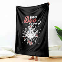 Halloween Nurse Throw Blanket Boo Boo Crew Cute Ghost Nursing - Wonder Print Shop
