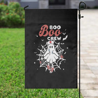 Halloween Nurse Garden Flag Boo Boo Crew Cute Ghost Nursing - Wonder Print Shop