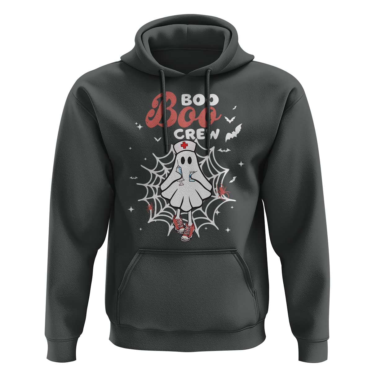 Halloween Nurse Hoodie Boo Boo Crew Cute Ghost Nursing