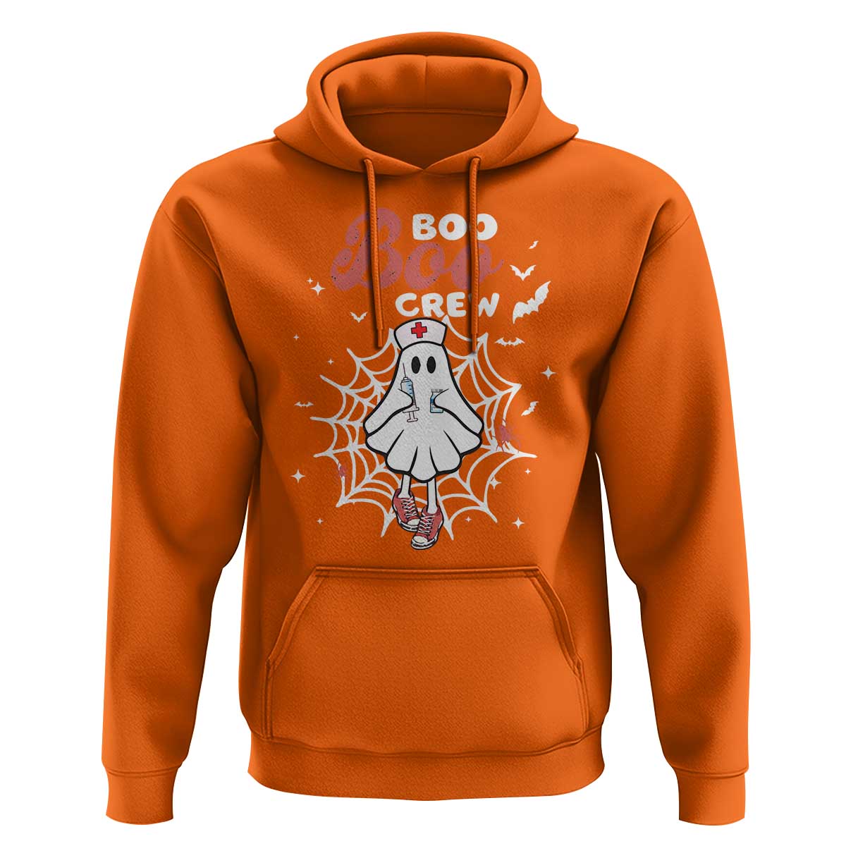 Halloween Nurse Hoodie Boo Boo Crew Cute Ghost Nursing