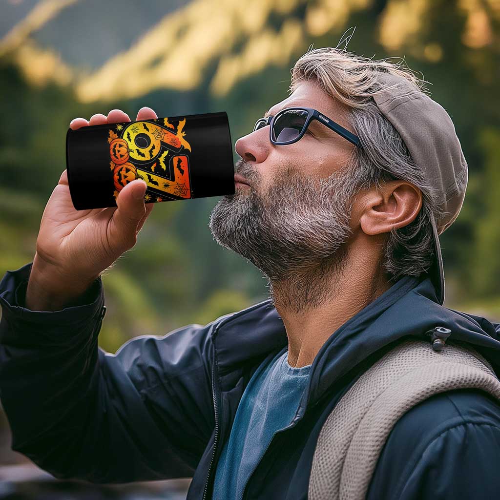 Funny 67 Halloween 4 in 1 Can Cooler Tumbler Spooky Six Seven Meme Gen Alpha Slang - Wonder Print Shop