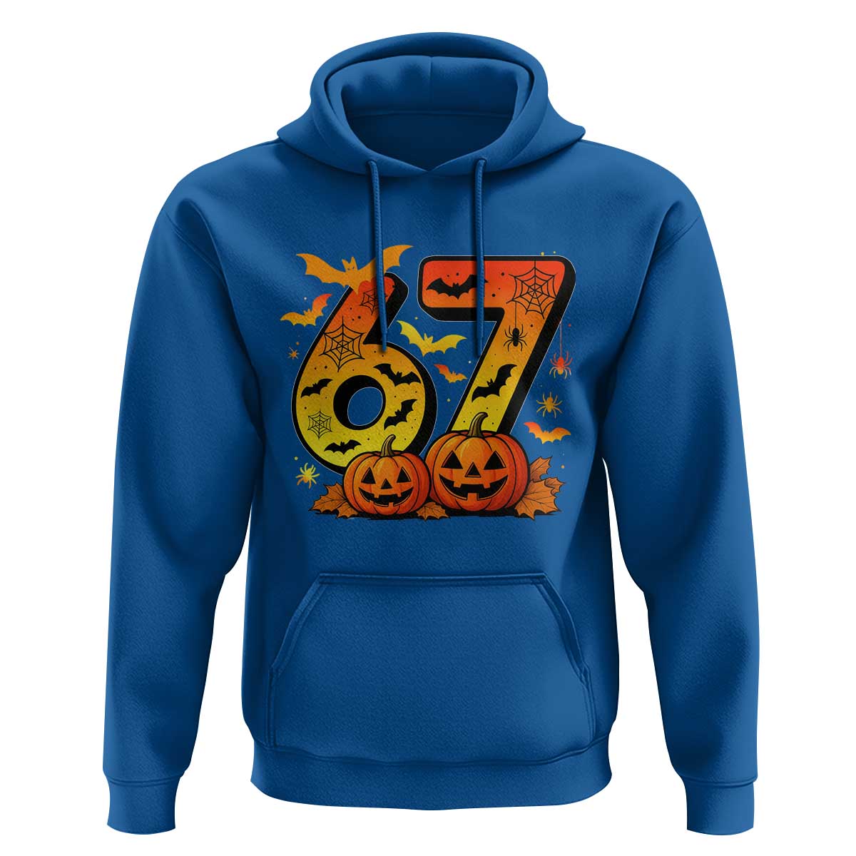 Funny 67 Halloween Hoodie Spooky Six Seven Meme Gen Alpha Slang - Wonder Print Shop