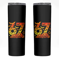 Funny 67 Halloween Skinny Tumbler Spooky Six Seven Meme Gen Alpha Slang - Wonder Print Shop