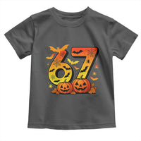Funny 67 Halloween Toddler T Shirt Spooky Six Seven Meme Gen Alpha Slang - Wonder Print Shop