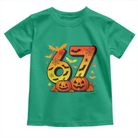 Funny 67 Halloween Toddler T Shirt Spooky Six Seven Meme Gen Alpha Slang - Wonder Print Shop