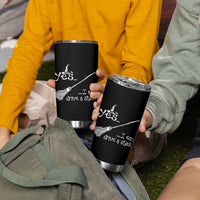 Funny Halloween Spooky Witch Tumbler Cup Yes I Can Drive A Stick - Wonder Print Shop