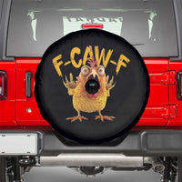 Funny F Caw F Chicken Spare Tire Cover Rooster Meme Humor - Wonder Print Shop