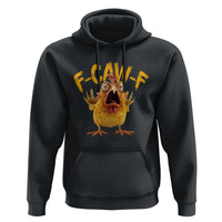 Funny F Caw F Chicken Hoodie Rooster Meme Humor - Wonder Print Shop