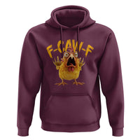 Funny F Caw F Chicken Hoodie Rooster Meme Humor - Wonder Print Shop