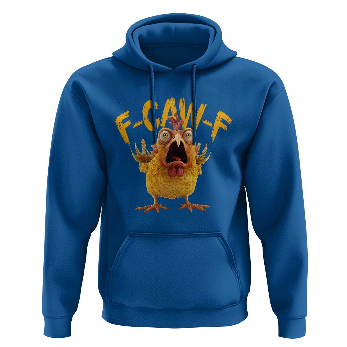 Funny F Caw F Chicken Hoodie Rooster Meme Humor - Wonder Print Shop