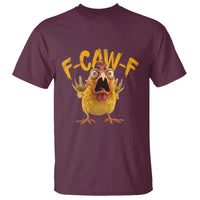 Funny F Caw F Chicken T Shirt Rooster Meme Humor - Wonder Print Shop