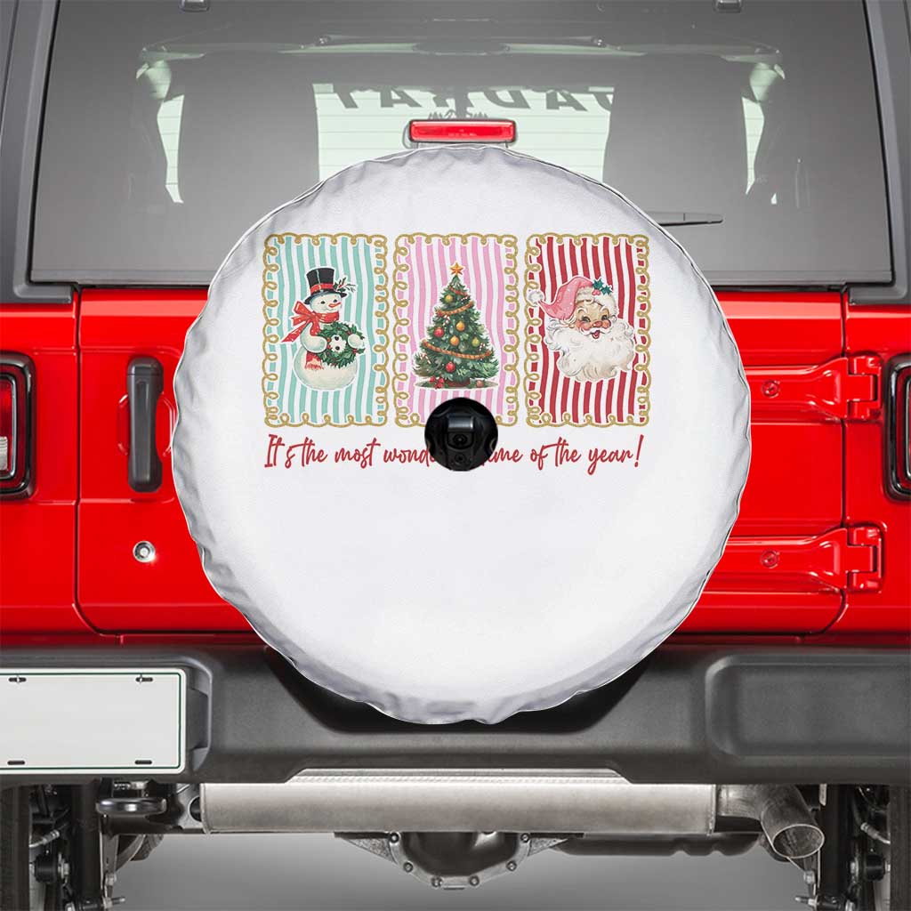 It's The Most Wonderful Time Of The Year Spare Tire Cover Coquette Christmas - Wonder Print Shop