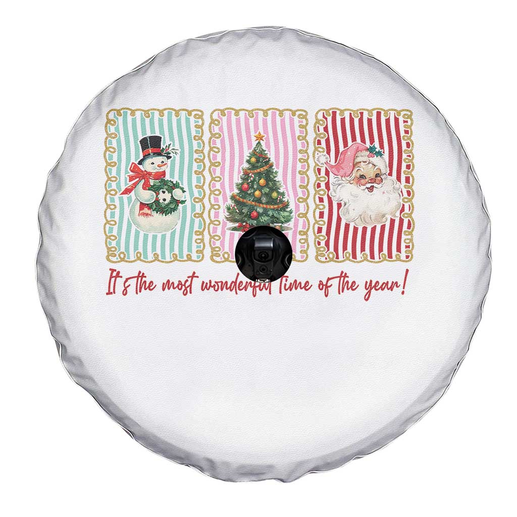 It's The Most Wonderful Time Of The Year Spare Tire Cover Coquette Christmas - Wonder Print Shop