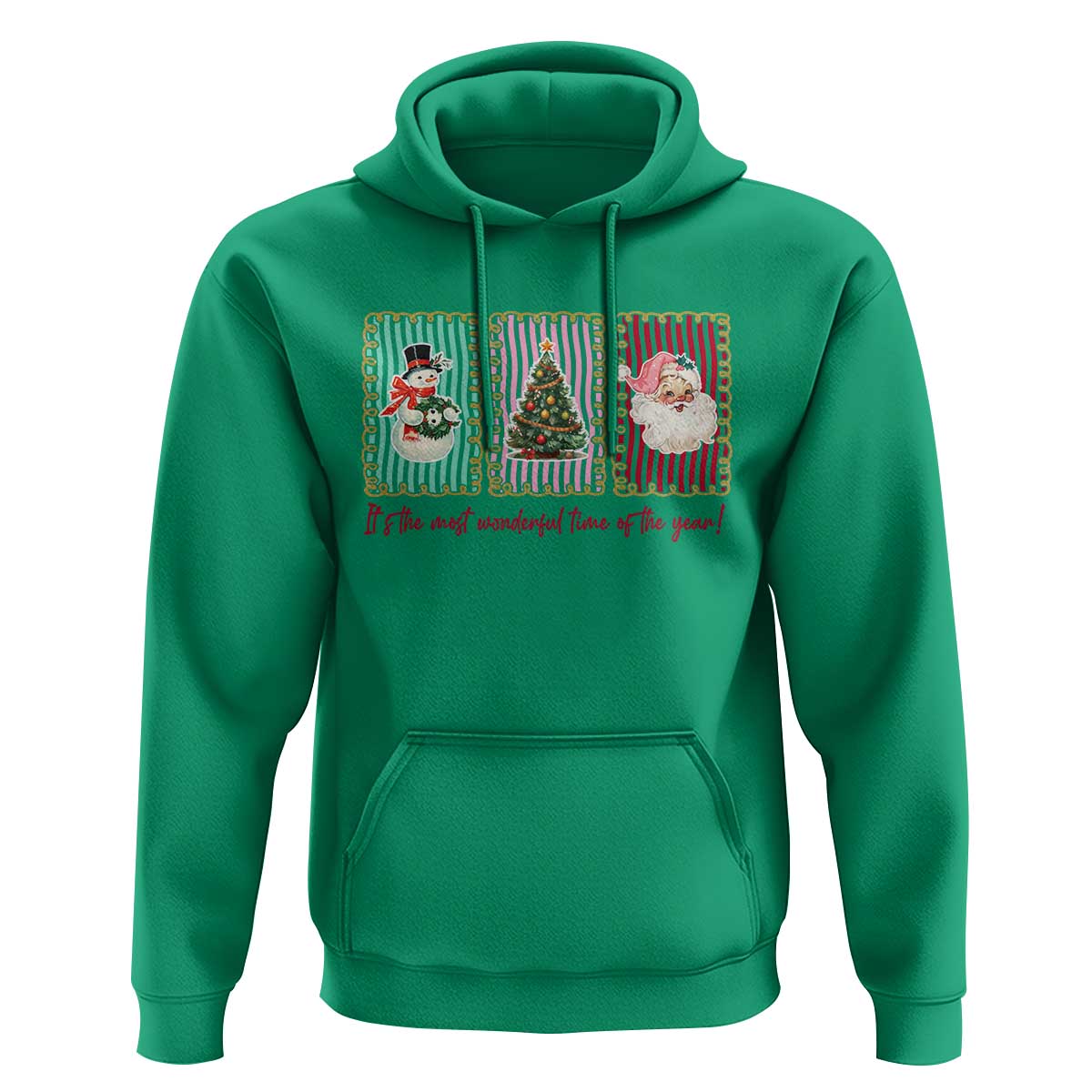 It's The Most Wonderful Time Of The Year Hoodie Coquette Christmas - Wonder Print Shop