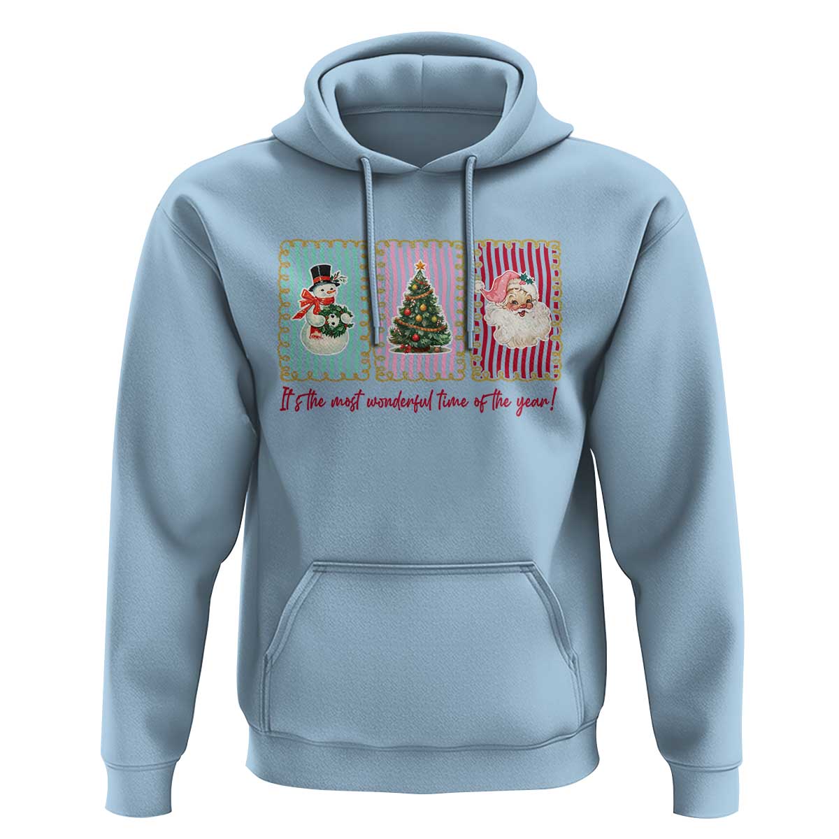 It's The Most Wonderful Time Of The Year Hoodie Coquette Christmas - Wonder Print Shop
