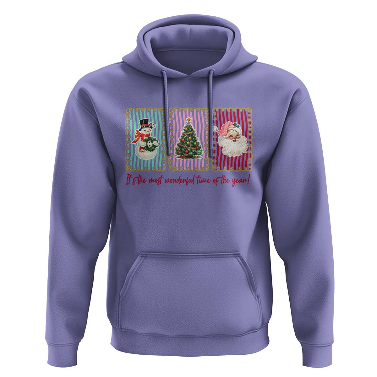 It's The Most Wonderful Time Of The Year Hoodie Coquette Christmas - Wonder Print Shop