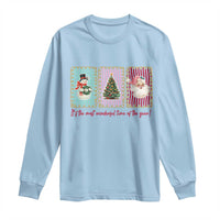 It's The Most Wonderful Time Of The Year Long Sleeve Shirt Coquette Christmas - Wonder Print Shop