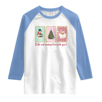 It's The Most Wonderful Time Of The Year Raglan Shirt Coquette Christmas - Wonder Print Shop