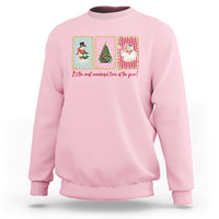 It's The Most Wonderful Time Of The Year Sweatshirt Coquette Christmas - Wonder Print Shop