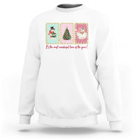 It's The Most Wonderful Time Of The Year Sweatshirt Coquette Christmas - Wonder Print Shop