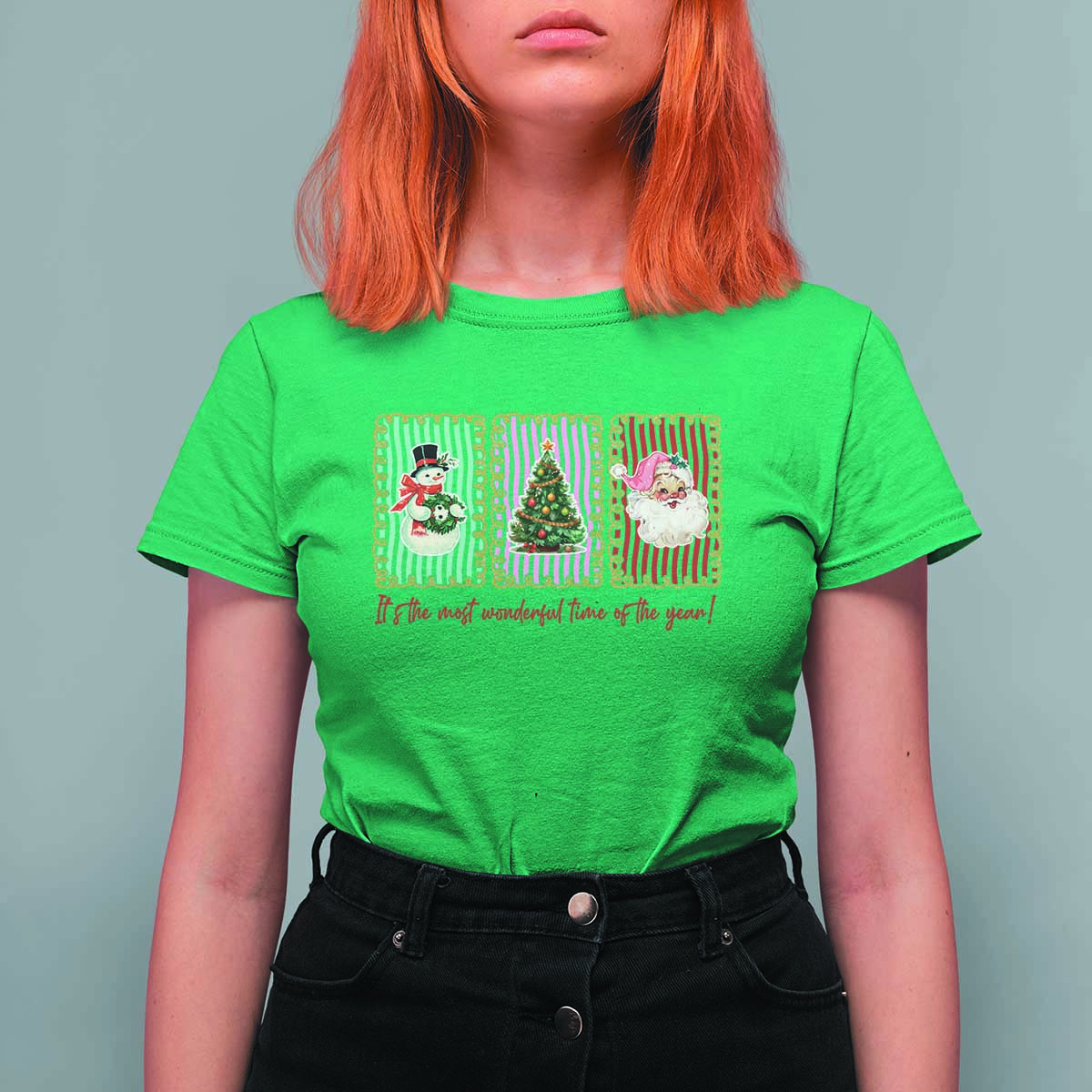 It's The Most Wonderful Time Of The Year T Shirt For Women Coquette Christmas - Wonder Print Shop