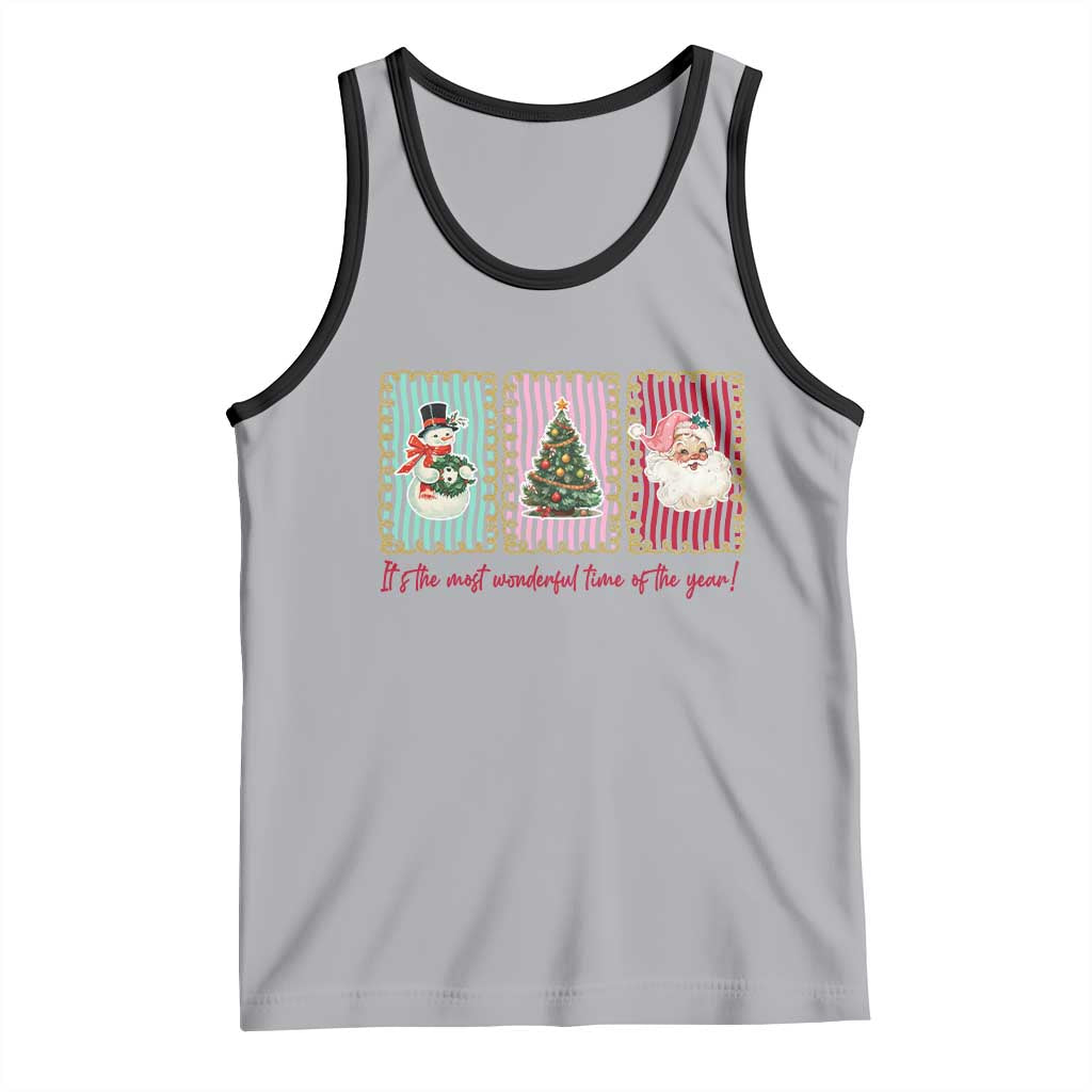 It's The Most Wonderful Time Of The Year Tank Top Coquette Christmas - Wonder Print Shop