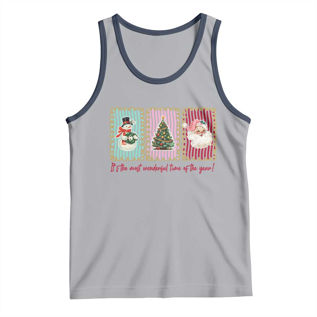 It's The Most Wonderful Time Of The Year Tank Top Coquette Christmas - Wonder Print Shop