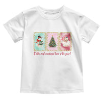 It's The Most Wonderful Time Of The Year Toddler T Shirt Coquette Christmas - Wonder Print Shop