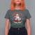 Funny Santa Says Six Seven T Shirt For Women Christmas 67 Meme Santa Gen Alpha Slang - Wonder Print Shop