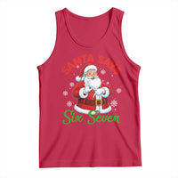 Funny Santa Says Six Seven Tank Top Christmas 67 Meme Santa Gen Alpha Slang - Wonder Print Shop