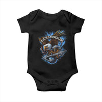Us Marines Military 250th Anniversary Baby Onesie Bald Eagle Anchor - Wonder Print Shop