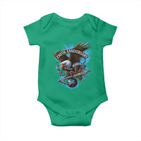 Us Marines Military 250th Anniversary Baby Onesie Bald Eagle Anchor - Wonder Print Shop