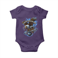 Us Marines Military 250th Anniversary Baby Onesie Bald Eagle Anchor - Wonder Print Shop
