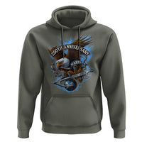 Us Marines Military 250th Anniversary Hoodie Bald Eagle Anchor - Wonder Print Shop