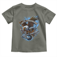 Us Marines Military 250th Anniversary Toddler T Shirt Bald Eagle Anchor - Wonder Print Shop