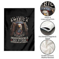 250 years Of America Independence Garden Flag 250th American Anniversary Bald Eagle - Wonder Print Shop