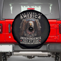 250 years Of America Independence Spare Tire Cover 250th American Anniversary Bald Eagle - Wonder Print Shop