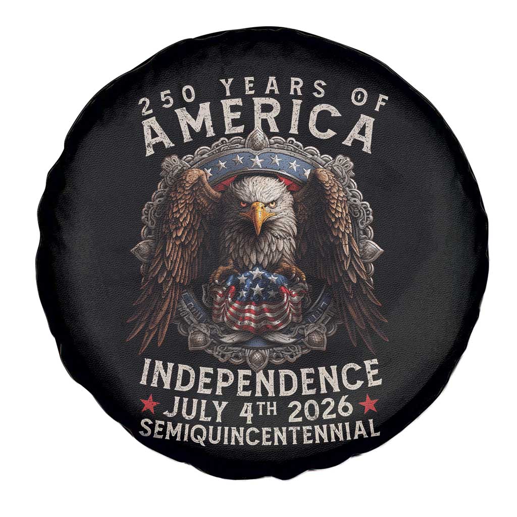 250 years Of America Independence Spare Tire Cover 250th American Anniversary Bald Eagle - Wonder Print Shop