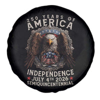 250 years Of America Independence Spare Tire Cover 250th American Anniversary Bald Eagle - Wonder Print Shop