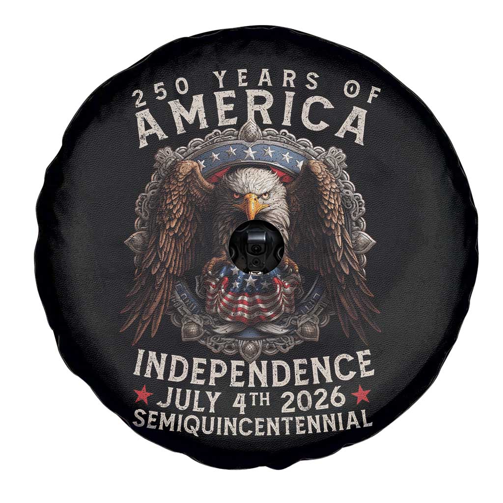 250 years Of America Independence Spare Tire Cover 250th American Anniversary Bald Eagle - Wonder Print Shop