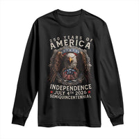 250 years Of America Independence Long Sleeve Shirt 250th American Anniversary Bald Eagle - Wonder Print Shop