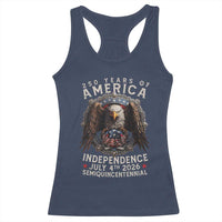 250 years Of America Independence Racerback Tank Top 250th American Anniversary Bald Eagle - Wonder Print Shop