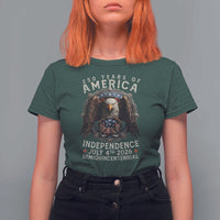250 years Of America Independence T Shirt For Women 250th American Anniversary Bald Eagle - Wonder Print Shop