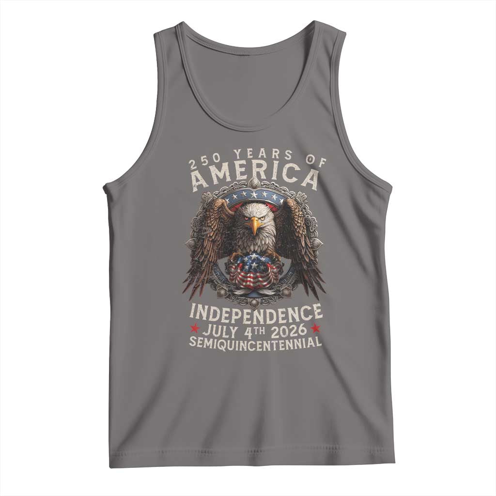 250 years Of America Independence Tank Top 250th American Anniversary Bald Eagle - Wonder Print Shop