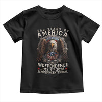 250 years Of America Independence Toddler T Shirt 250th American Anniversary Bald Eagle - Wonder Print Shop