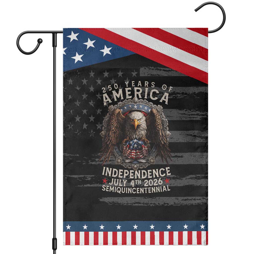 250 years Of America Independence Garden Flag 250th American Anniversary Bald Eagle